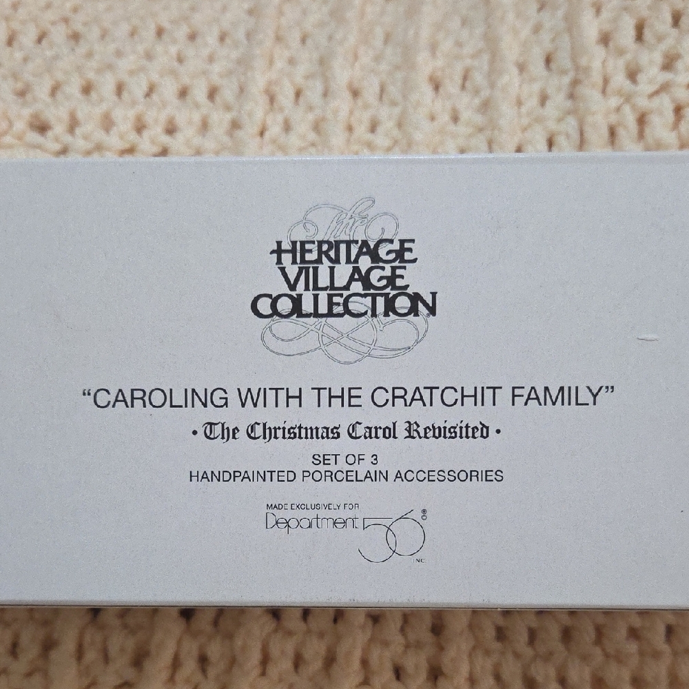 Department 56 Christmas Carol Figurines Set
